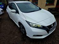 Used Nissan Leaf Tekna 110 kW (150 HP) 2018 White Hatchback