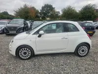 Used Fiat 500 Lounge 69 HP (50 kW) 2015 White Hatchback