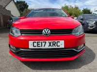 Used VW Polo Match 90 HP (66 kW) 2017 Red Hatchback