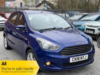 Used Ford Ka Plus Zetec 85 HP (62 kW) 2018 Blue Hatchback