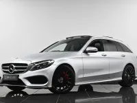 Used Mercedes C250 AMG Line Premium 204 HP (150 kW) 2018 Silver Estate