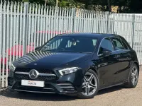 Used Mercedes A250 AMG line 2019 Black Hatchback