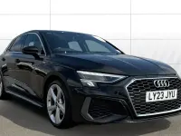 Used Audi A3 Sportback S-Line 110 HP (80 kW) 2023 Black Hatchback
