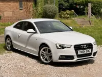 Used Audi A5 S-Line 170 HP (125 kW) 2014 White Coupe