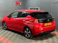Used Nissan Leaf Tekna 110 kW (150 HP) 2018 Red Hatchback
