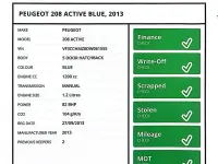 Used Peugeot 208 Active 82 HP (60 kW) 2013 Blue Hatchback