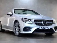 Used Mercedes E350 AMG line 2018 Silver Cabriolet