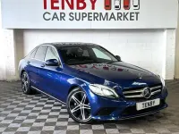 Used Mercedes C200 Premium 184 HP (135 kW) 2019 Blue Sedan
