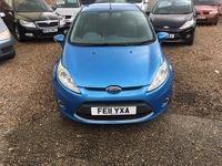 Gebraucht Ford Fiesta Zetec 2011 Blau Kleinwagen