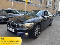 Used BMW 118 Sport Line 2018 Black Hatchback