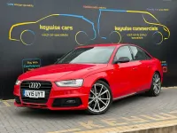 Used Audi A4 Black Edition 177 HP (130 kW) 2015 Red Sedan