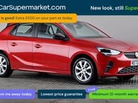 Used Vauxhall Corsa Design Edition 75 HP (55 kW) 2023 Red Hatchback