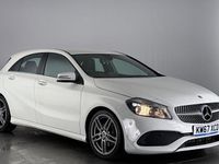 Used Mercedes A160 AMG line 102 HP (75 kW) 2018 White Hatchback