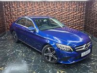 Used Mercedes C200 184 HP (135 kW) 2019 Blue Sedan