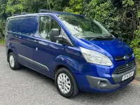 Usado Ford Transit Custom Trend 125 CV (91 kW) 2014 Azul Van