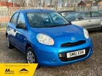 Used Nissan Micra Visia 98 HP (72 kW) 2012 Blue Hatchback