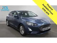 Used Ford Focus Titanium 2020 Blue Hatchback