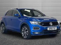 Used VW T-Roc R-line 148 HP (108 kW) 2019 Blue SUV