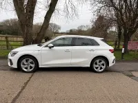 Begagnad Audi A3 e-tron S-Line 2021 Vit Halvkombi