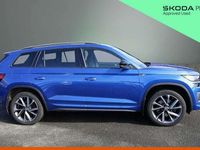 Used Skoda Kodiaq SportLine 187 HP (137 kW) 2022 Race blue metallic SUV
