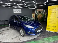 Used Ford Fiesta Titanium 95 HP (69 kW) 2016 Blue Hatchback