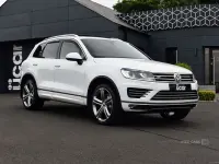 Used VW Touareg R-line Plus 262 HP (192 kW) 2017 White SUV