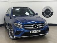 Used Mercedes GLC220 AMG line 194 HP (142 kW) 2019 Blue SUV