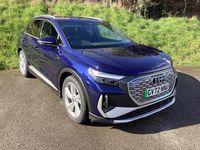 Used Audi Q4 e-tron S-Line 125 kW (170 HP) 2023 Blue SUV