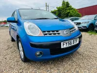 Begagnad Nissan Note SE 110 HK (80 kW) 2006 Blå Halvkombi