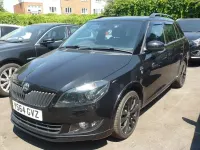 Used Skoda Fabia 105 HP (77 kW) 2014 Black Estate