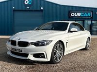 Used BMW 430 Cabriolet M Sport 252 HP (185 kW) 2018 White Cabriolet
