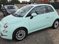 Used Fiat 500 Lounge 69 HP (50 kW) 2017 Green Hatchback