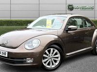 Used VW Beetle Design 140 HP (102 kW) 2014 Brown Hatchback
