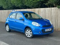 Used Nissan Micra Acenta 80 HP (58 kW) 2012 Blue Hatchback