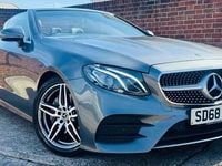 Used Mercedes E220 AMG line 194 HP (142 kW) 2018 Grey Cabriolet
