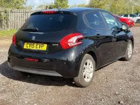 Used Peugeot 208 Style 82 HP (60 kW) 2015 Black Hatchback