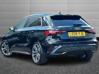 New Audi A3 Sportback S-Line 201 HP (147 kW) 2026 Mythos black Hatchback