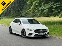 Used Mercedes A200 AMG line 160 HP (117 kW) 2020 White Hatchback
