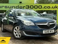 Used Vauxhall Insignia S 136 HP (100 kW) 2016 Blue Estate