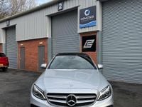 Used Mercedes C220 AMG Line Premium Plus 2014 Silver Sedan