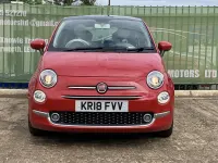 Used Fiat 500 Lounge 69 HP (50 kW) 2018 Red Hatchback