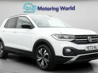 Used VW T-Cross Black Edition 95 HP (69 kW) 2023 White SUV