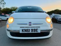 Used Fiat 500 Lounge 69 HP (50 kW) 2011 White Hatchback