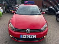 Used VW Golf VI Match 122 HP (89 kW) 2010 Red Hatchback