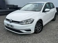 Used VW Golf VII SE 125 HP (91 kW) 2018 White Hatchback