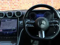 Used Mercedes C300e AMG line 2022 Black Sedan