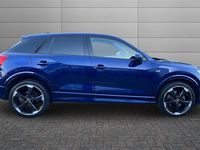 Used Audi Q2 Black Edition 150 HP (110 kW) 2021 Navarra blue SUV