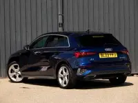 Used Audi A3 S-Line 110 HP (80 kW) 2023 Blue Sedan