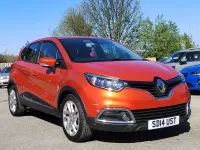 Used Renault Captur Dynamique 88 HP (64 kW) 2014 Orange SUV