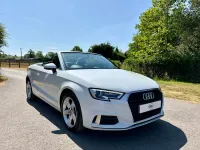 Used Audi A3 Cabriolet Sport 150 HP (110 kW) 2018 White Cabriolet